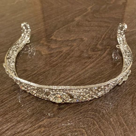 - Royal Rhinestone Crystal Wedding Tiara NWBOX main image 8